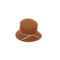 Cloche Brown Hat