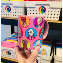 Drag Queen Pink Mug | LGBTQ Queer Ceramic Coffee Tea Cup | 11oz