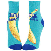 Top Banana Women's Ankle Socks in Blue | Cotton Footwear | BlueQ at GetBullish