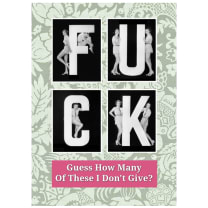 F.U.C.K. Guess How Many Of These I Don't Give Magnet | 2" x 3" Funny Refrigerator Magnet