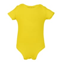 The Everyday Baby Onesie - Color: Lemon Yellow, Size: 6-9 months