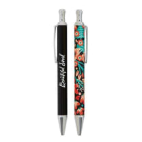 Beautiful Soul Floral Pen Set | Giftable Pens | Novelty Office Desk Supplies