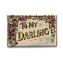 To My Darling Victorian Greeting Magnet | 2" x 3"