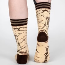 Antique Medical Crew Socks | Vintage Medical Tools Theme Design