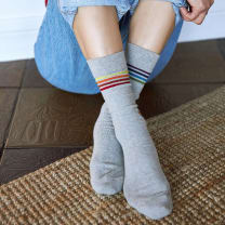 Men's Socks That Save LGBTQ Lives - Alternating Rainbow Stripes | Fair Trade | Fits Men's Sizes 8.5-13