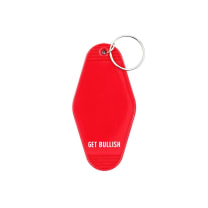 Smasher of the Patriarchy Feminist Motel Keychain in Red