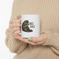 Nice Racc Ceramic Mug 11oz