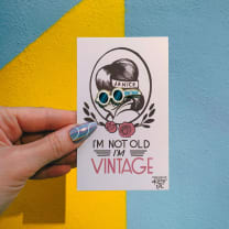 I'm Not Old, I'm Vintage Enamel Pin