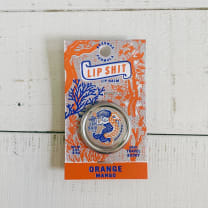 Lip Shit Lip Balm in Orange Mango Beeswax Formula | Lip Moisturizer in Tin | .3oz | BlueQ at GetBullish