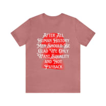 Equality Not Payback Feminist Jersey Short Sleeve Tee [Multiple Color Options]