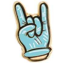 Doctors Rock Gloved Hand Enamel Pin