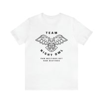 Team Night Owl Unisex Jersey Short Sleeve Tee