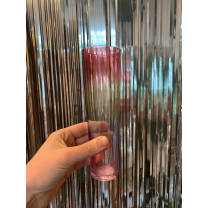 Rainbow Flat-Bottom Champagne Glass Flute