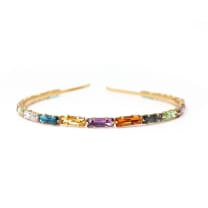 Sleek and Profesh Rainbow Gem Headband