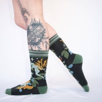 Fanciful Fairies Crew Socks | Whimsical Wings Faeries