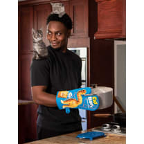 Cat Butt Oven Mitt | Funny Cat Thermal Pot Holder in Blue | BlueQ at GetBullish