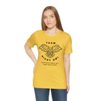 Team Night Owl Unisex Jersey Short Sleeve Tee