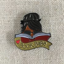 Book Babe Lapel Pin