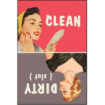 Clean / Dirty (Slut) Dishwasher Fridge Magnet