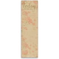Today Is A Good Day Vintage Notepad | 9.5" x 2.75" | Holds to Fridge with Strong Magnet