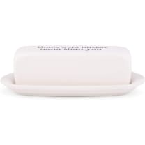 There's No Butter Nana Than You Butter Dish Tray with Lid | Ceramic 8.5"L x 3.5"W