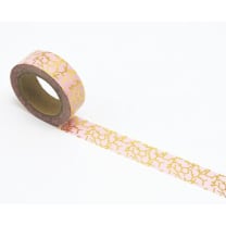 Pink and Gold Filament Washi Tape | Gift Wrapping and Craft Tape