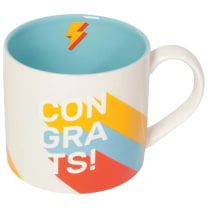 Congrats Mug | Stoneware Coffee Tea Cup | 14 oz