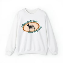 Plant Lady But Also Dog Lady Unisex Heavy Blend™ Crewneck Sweatshirt Sizes SM-5XL | Plus Size Available