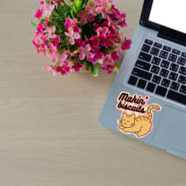 Makin' Biscuits Cat Sticker | Vinyl Die Cut Decal