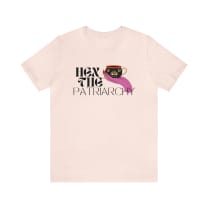 Hex the Patriarchy Feminist Jersey Short Sleeve Tee [Multiple Colors and Sizes]