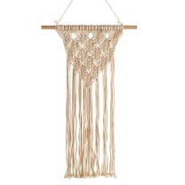 Bohemian Style Hanging Decor | Decorative Macrame Wall Hanging | 12" x 24.5"