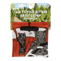 Talk To Your Kittens About Catnip Cat Toy | Premium Organic Catnip | Illustrated Cotton Pouch | BlueQ at GetBullish