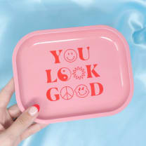 You Look Good Pink Tray | Jewelry Tray