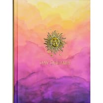 Day/Night Reversible Hard Cover Journal | Sun Moon | 6-1/4'' x 8-1/2''