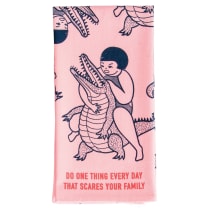 Do One Thing Every Day that Scares Your Family Kitchen Towel | BlueQ at GetBullish