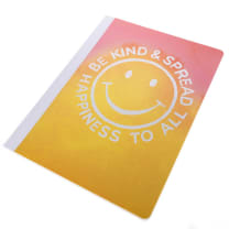 Be Kind & Spread Happiness To All Bullet Journal | 120 Dot Grid Pages | '80s-'90s Smile Motif