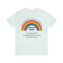 Gay Children of Straight Parents Support Group Unisex Short Sleeve Tee [Multiple Color Options]