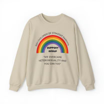 Gay Children of Straight Parents Support Group Unisex Heavy Blend™ Crewneck Sweatshirt Sizes SM-5XL | Plus Size Available