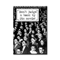 Don't Judge A Book By Its Movie Fridge Magnet | 3" x 2" Magnet