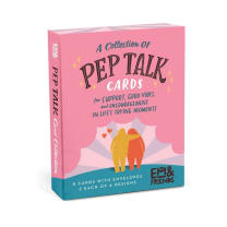 Pep Talk Cards Box Set of 8 Cards For Support, Good Vibes And Encouragement!