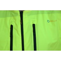 Brella 2020 Lime Green Unisex Hybrid Rain jacket w/ Reflective Strips