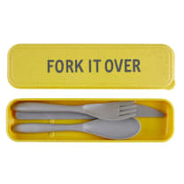 Fork It Over Reusable Cutlery Set with Storage Case