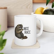 Nice Racc Ceramic Mug 11oz