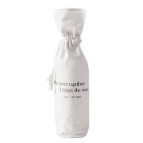 We were together - I forget the rest - Walt Whitman Drawstring Wine Bag