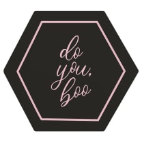 Halloween "Do You, Boo" Die-Cut Party/Beverage/Cocktail Napkins