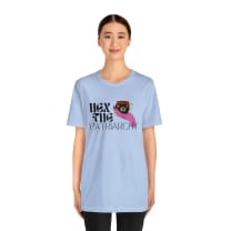 Hex the Patriarchy Feminist Jersey Short Sleeve Tee [Multiple Colors and Sizes]