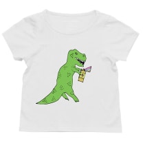 The Everyday Sensory Friendly Tee: Graffiti Dino - Size: 2T