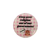 Pro-Choice Abortion Rights Pinback Button Set of 5 | Feminist Reproductive Rights Pin Badges