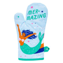 Mer-Mazing Oven Mitt with Mermaid Design | Kitchen Thermal Single Pot Holder | BlueQ at GetBullish