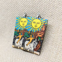 The Sun Tarot Card Earrings